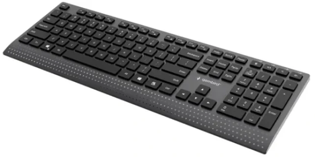 GEMBIRD KB-MCH-06 Multimedijalna Slim tastatura  US-international Slika 7
