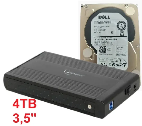 HDD 3.5 * 4TB SET USB 3.0 SATA eksterno kuciste + 4TB DELL / EE3-U3S-3 (5299) Slika 5