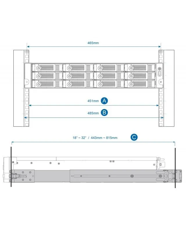 QNAP RAIL-B02 Slika 1