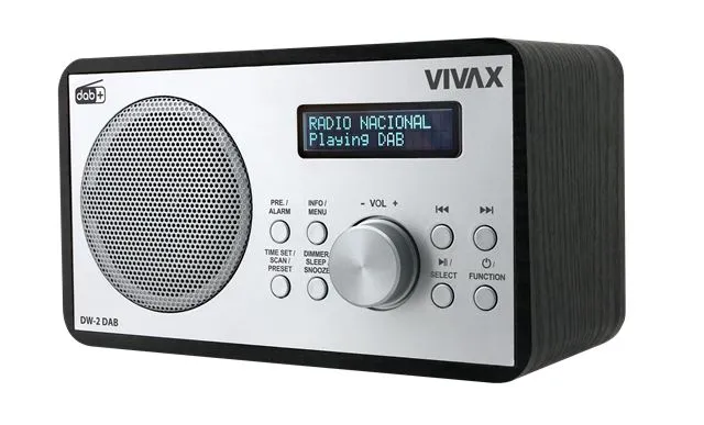 VIVAX VOX RADIO DW-2 DAB BLACK Slika 1