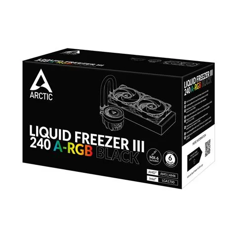 Vodeno hlađenje za procesor Arctic Liquid Freezer III 240 A-RGB(black) Slika 1