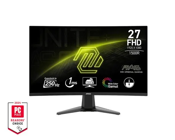 Monitor 27 MSI MAG 27C6X VA FHD 250Hz DP/2xHDMI Zakrivljen Slika 1