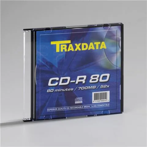 MED CD disk TRX CD-R 52x SLIM BOX 1- Slika 1