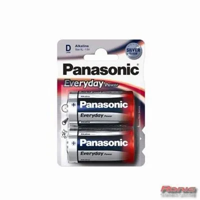 PANASONIC baterije LR20EPS/2BP - 2 × D Alkalne Everyday Power - Image 1