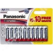 PANASONIC baterije LR6EPS/20BW-AA 20 kom Alkalne Everyday - Image 1