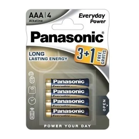 PANASONIC baterije LR03EPS/4BP -AAA 4kom 3+1F Alkaline Everyday P Slika 1