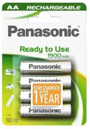 PANASONIC baterije HHR-3MVE/4BP, 1900mAh, punj. Ready to use AA Slika 1