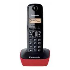 PANASONIC telefon KX-TG1611FXR crno-crveni- Slika 1