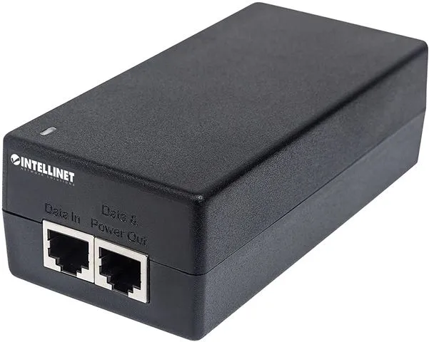 Intellinet Gigabit Ultra PoE+ Injector, 1x60W Port, Plastic Housing- Slika 1