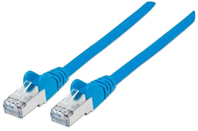 Kabl Intellinet Patch, Cat6 compatible, U/UTP, 0.5m, plavi 342568 - Image 1