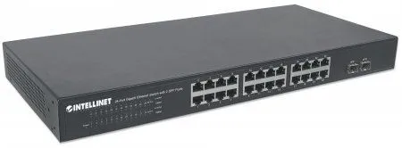 Intellinet Switch 24-Port Gigabit Ethernet 2x 1Gb uplink Slika 1