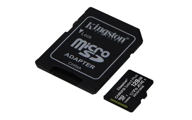 MICRO SD.128GB KINGSTON + 1ad KIN Canvas Plus Slika 1
