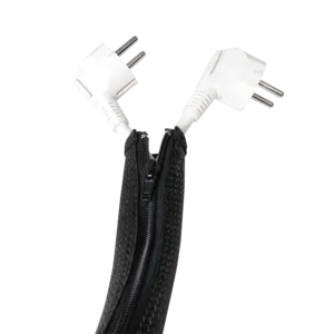 LogiLink  fleksibilna zaštita za kablove sa rajfešlusom 1m x 50mm crna Slika 3