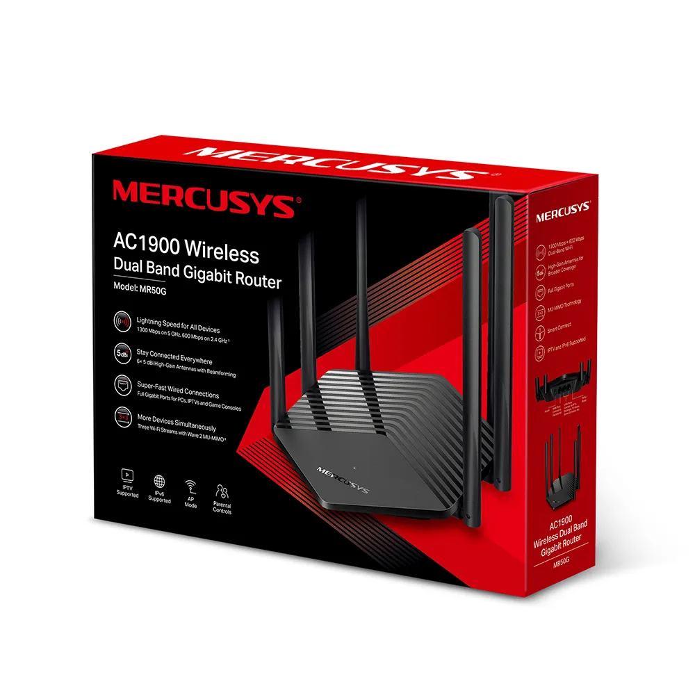 Mercusys MR50G, AC1900 Wireless Dual Band Gigabit Router Slika 3