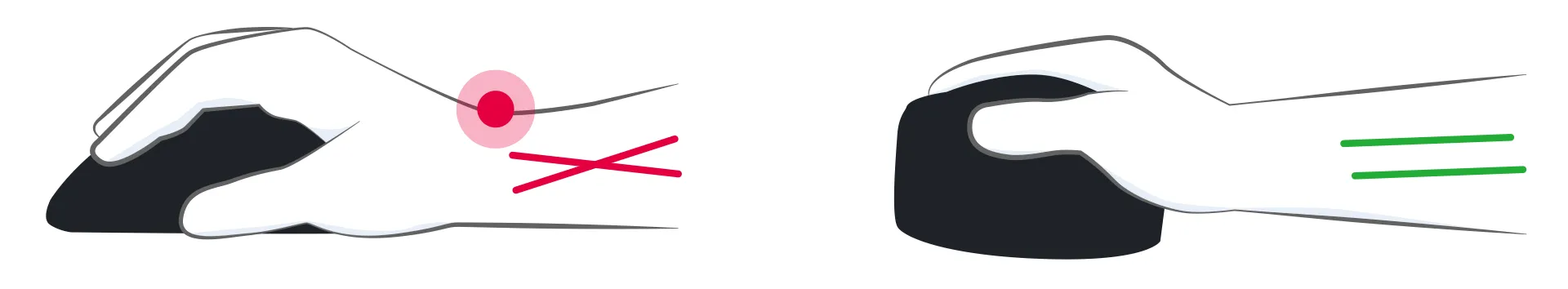 Cherry MW-4500 bežični ergonomski optički miš, crni Slika 6
