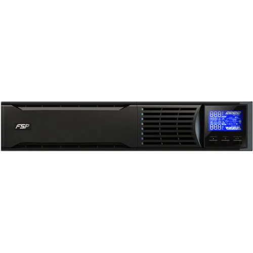 FSP UPS CH-1101RS / Champ 1K RM (PPF9001404), 1000VA/900W, Online, IEC*6, CE, W/CSB 12V9AH*2, W/USB port & cable, LCD, Intel. SLot, Rack STD Slika 2