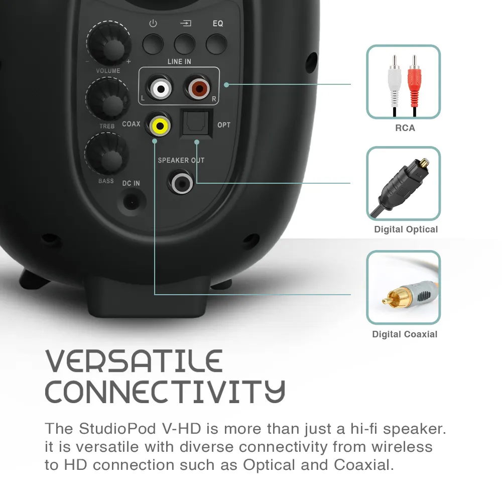 Sonicgear StudioPod V-HD - Bluetooth Black 80W RMS Slika 3
