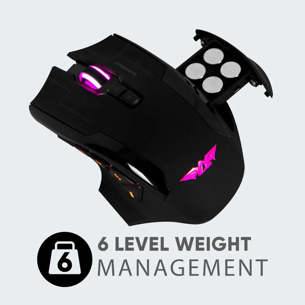 ARMAGGEDDON Starship III RGB NRO-5 Laser USB Gaming Mouse Slika 3