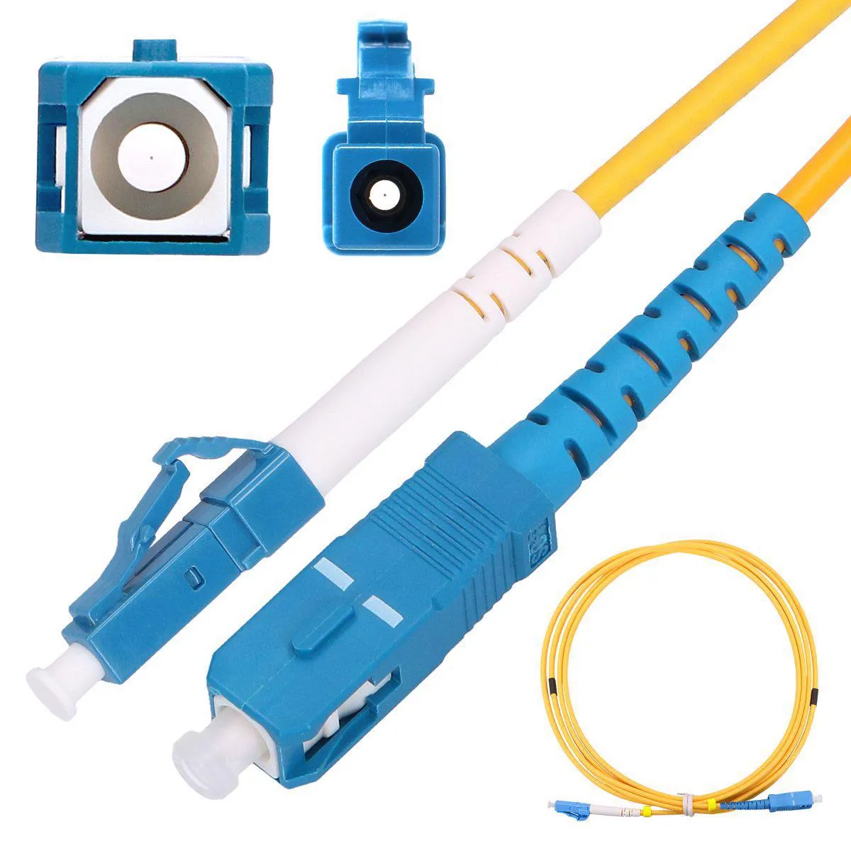 Extralink Patchcord LC/UPC-SC/UPC SM Simplex 3.0mm 0.5m Slika 2