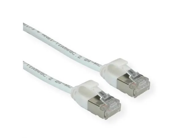 Secomp Roline U/FTP Data Center PatchCord 6A Slim LSOH beli 0.15m Slika 4