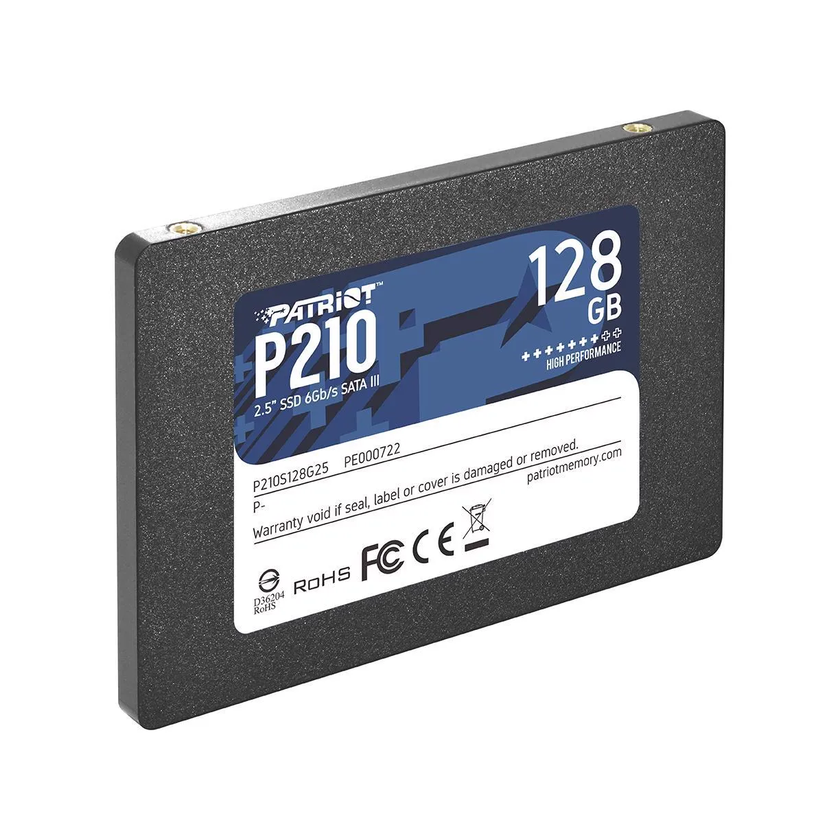 128GB Patriot SSD P210 450MBs/430MBs 2,5" P210S128G25 Slika 3