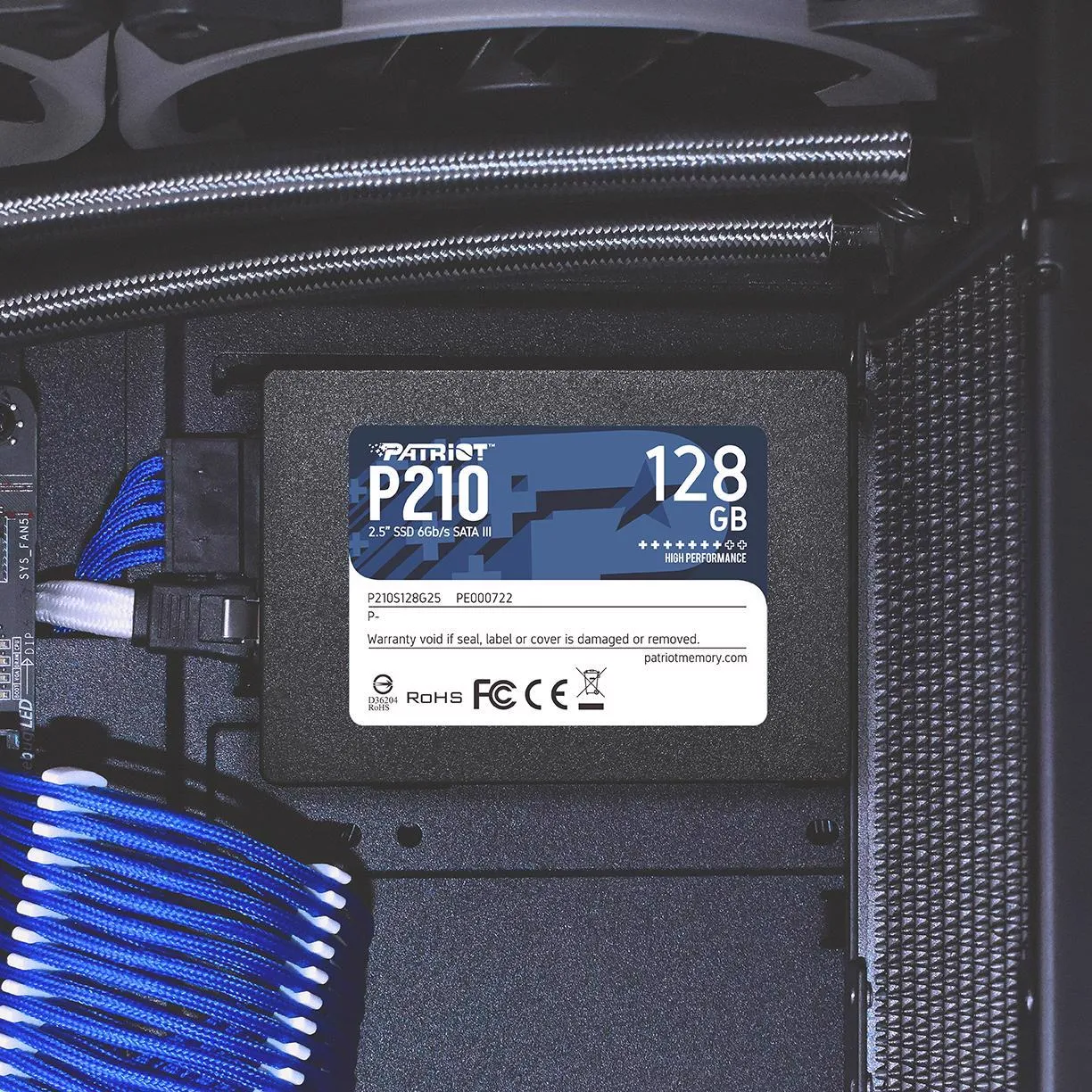 128GB Patriot SSD P210 450MBs/430MBs 2,5" P210S128G25 Slika 4