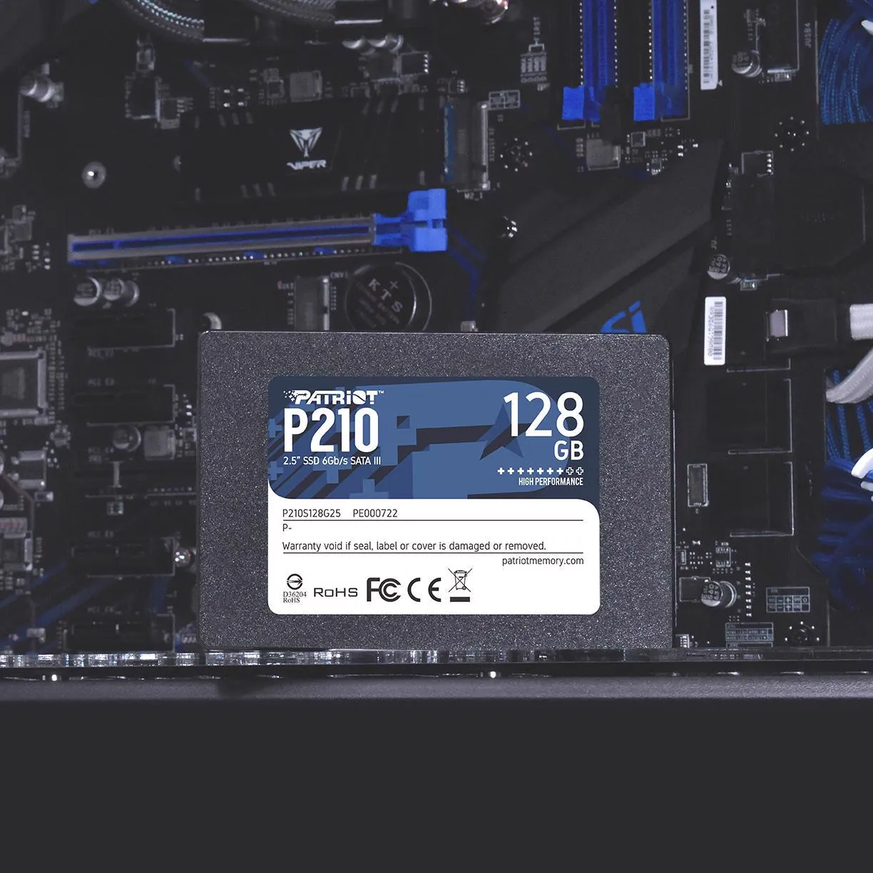 128GB Patriot SSD P210 450MBs/430MBs 2,5" P210S128G25 Slika 5