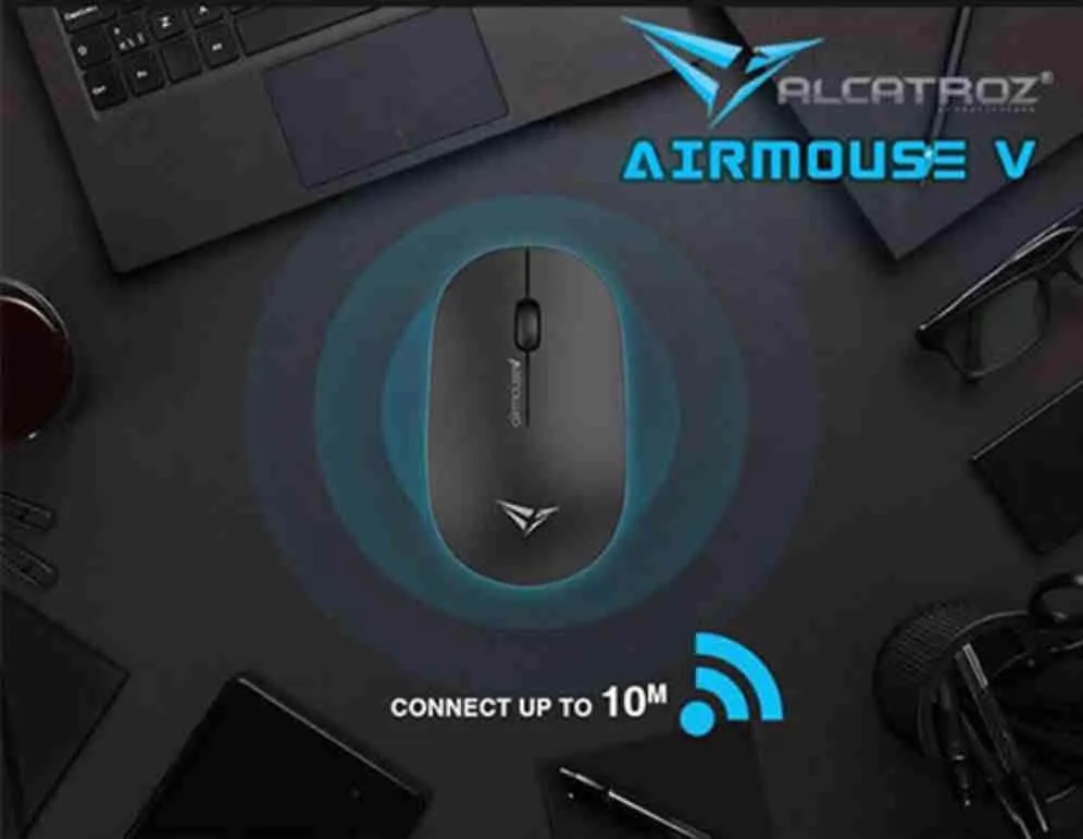 ALCATROZ Airmouse V Wireless Black Slika 5