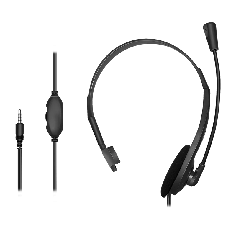 Logilink mono slušalice, povezivanje 3.5mm, mikrofon za call centre Slika 2