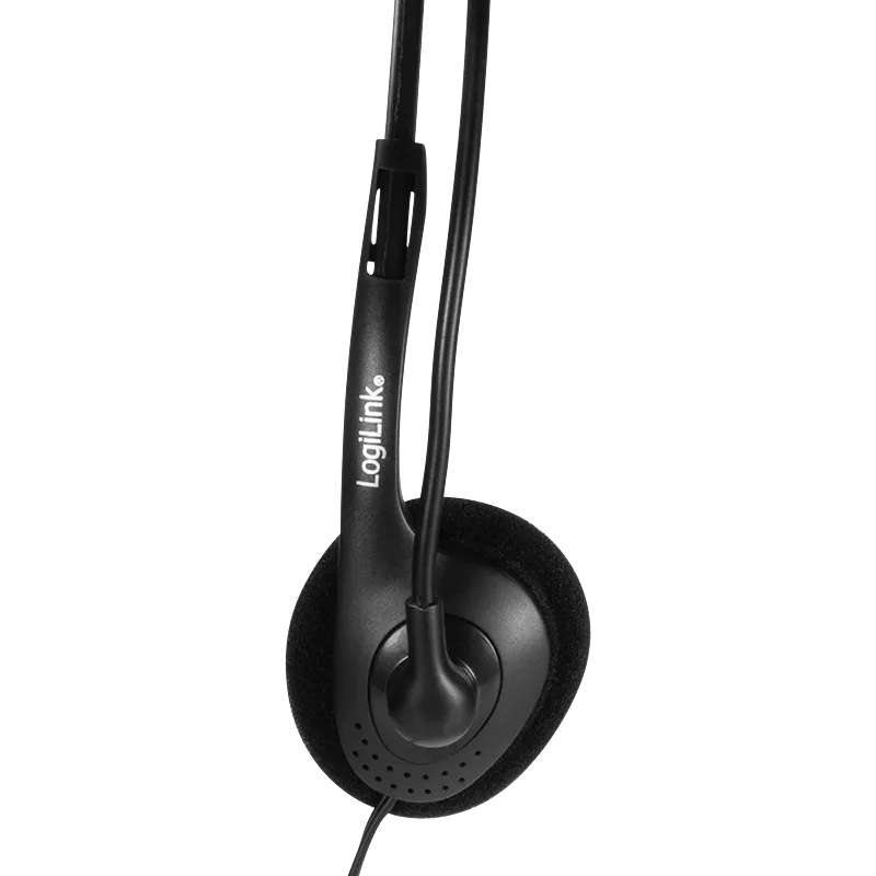 Logilink mono slušalice, povezivanje 3.5mm, mikrofon za call centre Slika 4