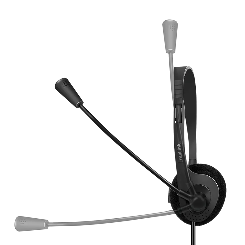 Logilink mono slušalice, povezivanje 3.5mm, mikrofon za call centre Slika 5
