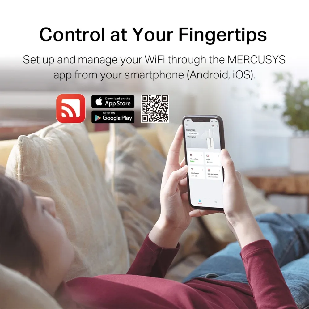 Mercusys MW300RE V4.2, 300Mbps WiFi Range Extender Slika 6