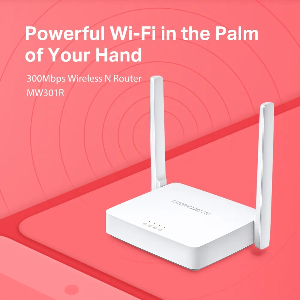 Mercusys MW301R v3.2,WiFi4 300Mbps Wireless N Router, 2 x 5dBi Slika 4