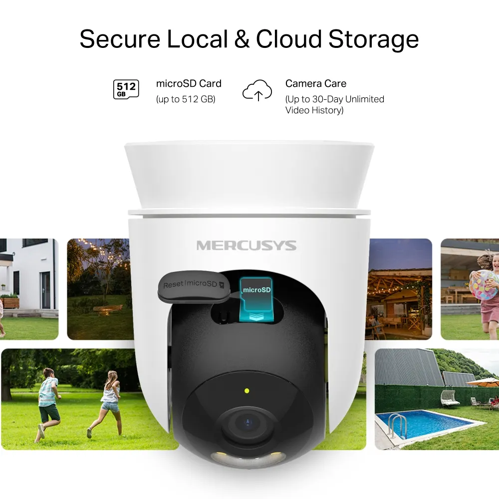 Mercusys MC500 V1.0 Outdoor Pan/Tilt Security Wi-Fi Camera Slika 2