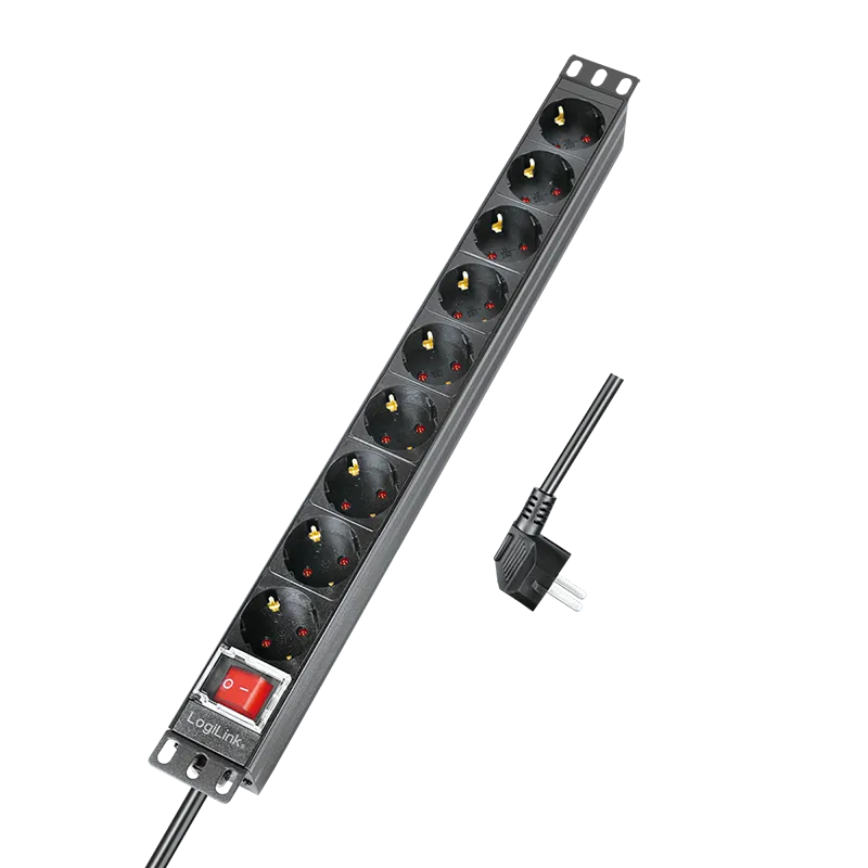 Logilink PDU 9 x šuko CEE 7/3, 2.0m, sa prekidačem Slika 3