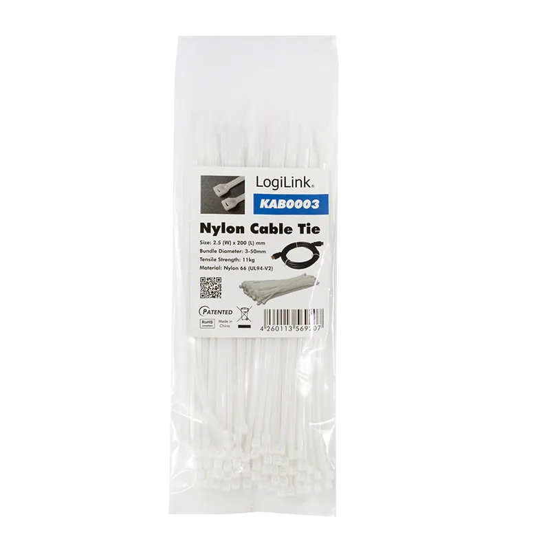 LogiLink Vezice 100 kom, 200x2.5mm, prozirne Slika 7