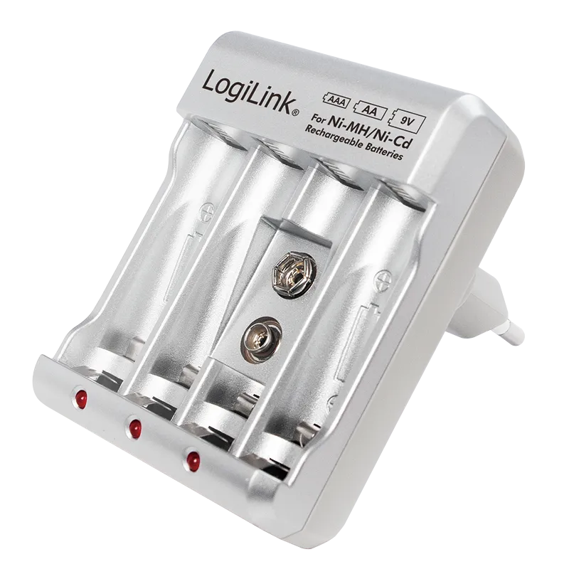 Logilink Punjač baterija za Ni-MH/Ni-Cd AA/AAA/9V Slika 2