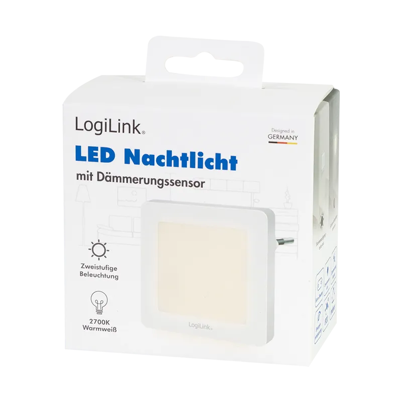Led noćno svetlo sa senzorom noć / dan, kocka Logilink Slika 8