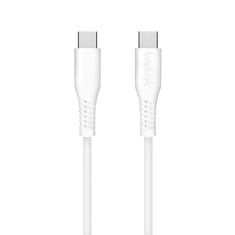 Logilink USB 2.0 Type C - C, M/M, 60 W, bela, 1.0m Slika 2