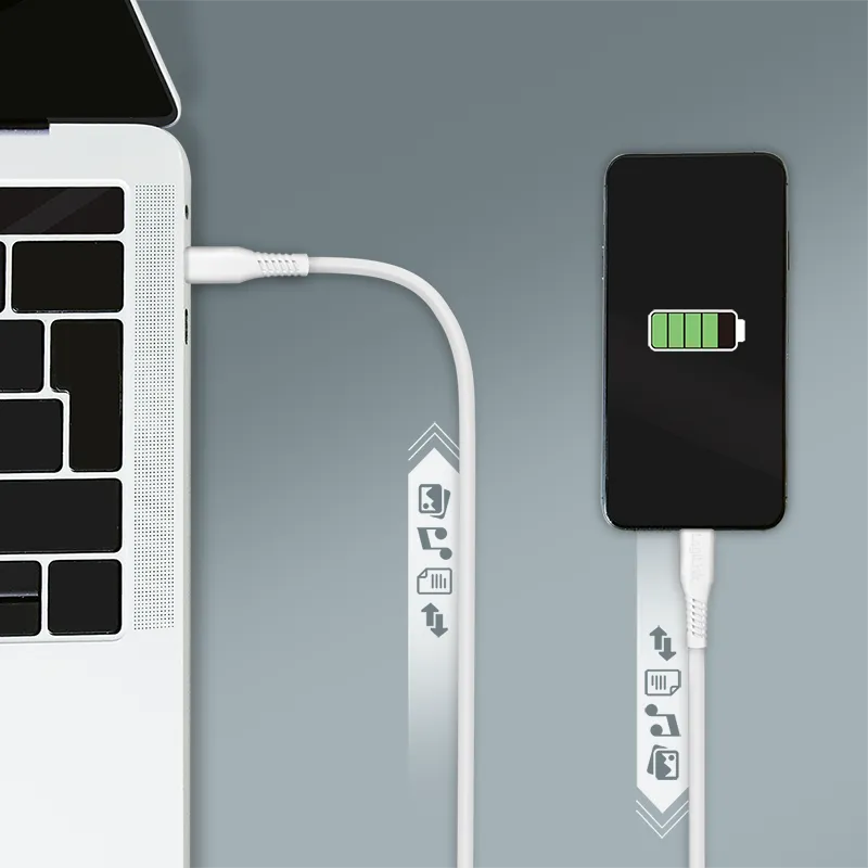 Logilink USB 2.0 Type C - C, M/M, 60 W, bela, 1.0m Slika 3