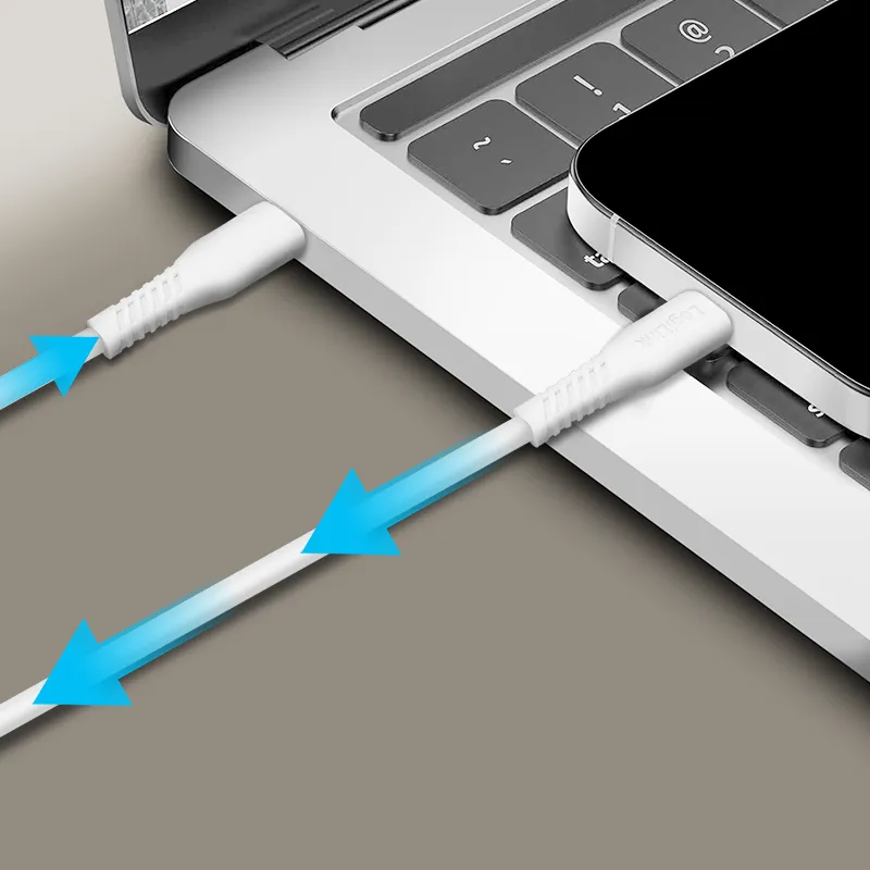 Logilink USB 2.0 Type C - C, M/M, 60 W, bela, 1.0m Slika 4