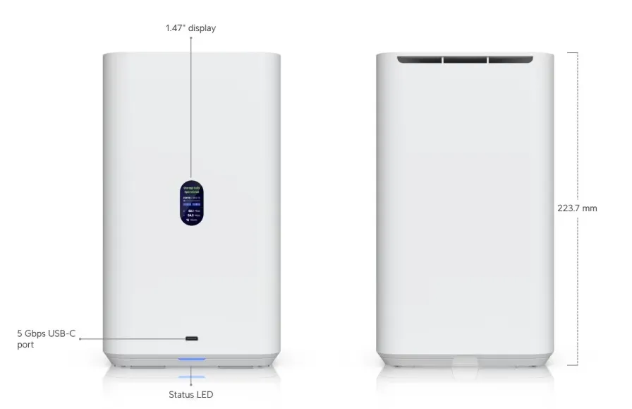 Ubiquiti UniFi NAS 2-Bays  UNAS-2-W-EU Slika 2