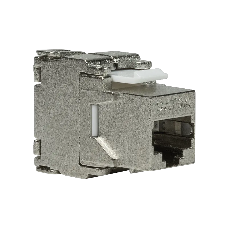 Logilink Keystone modul, Cat6A, STP, 17.2mm, 22-24 AWG, toolless, srebrna Slika 1