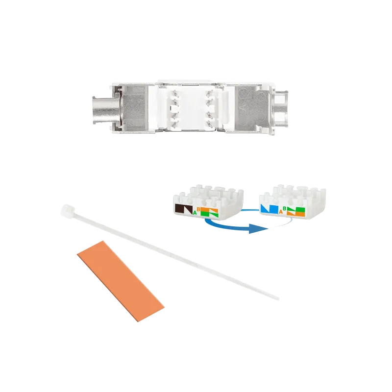 Logilink Keystone modul, Cat6A, STP, 14.5mm, 22-26 AWG, toolless, srebrna Slika 6