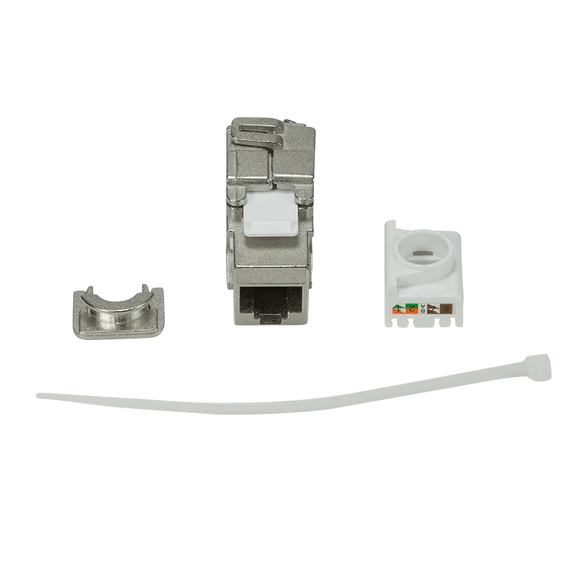 Logilink Keystone modul, Cat6A, STP, 17.2mm, 22-26 AWG, toolless, srebrna Slika 6