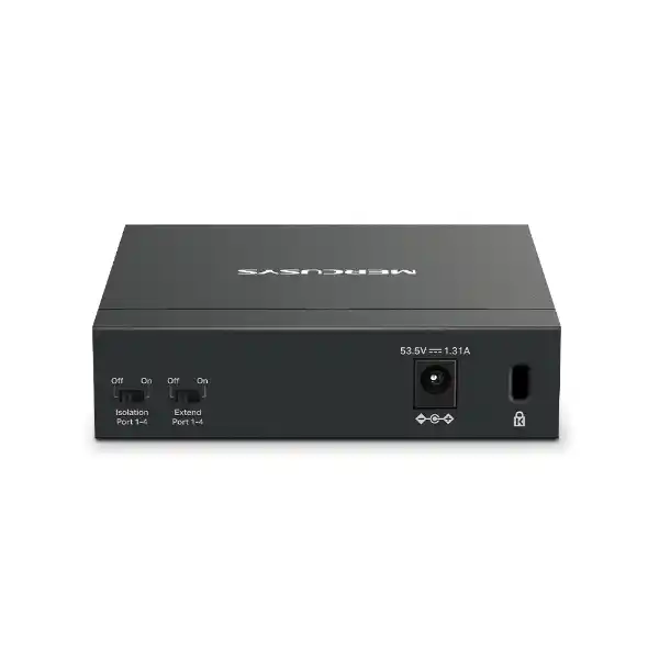 Svič 10/100/1000 5-port Mercusys MS105GP/4-Port PoE+- Slika 2