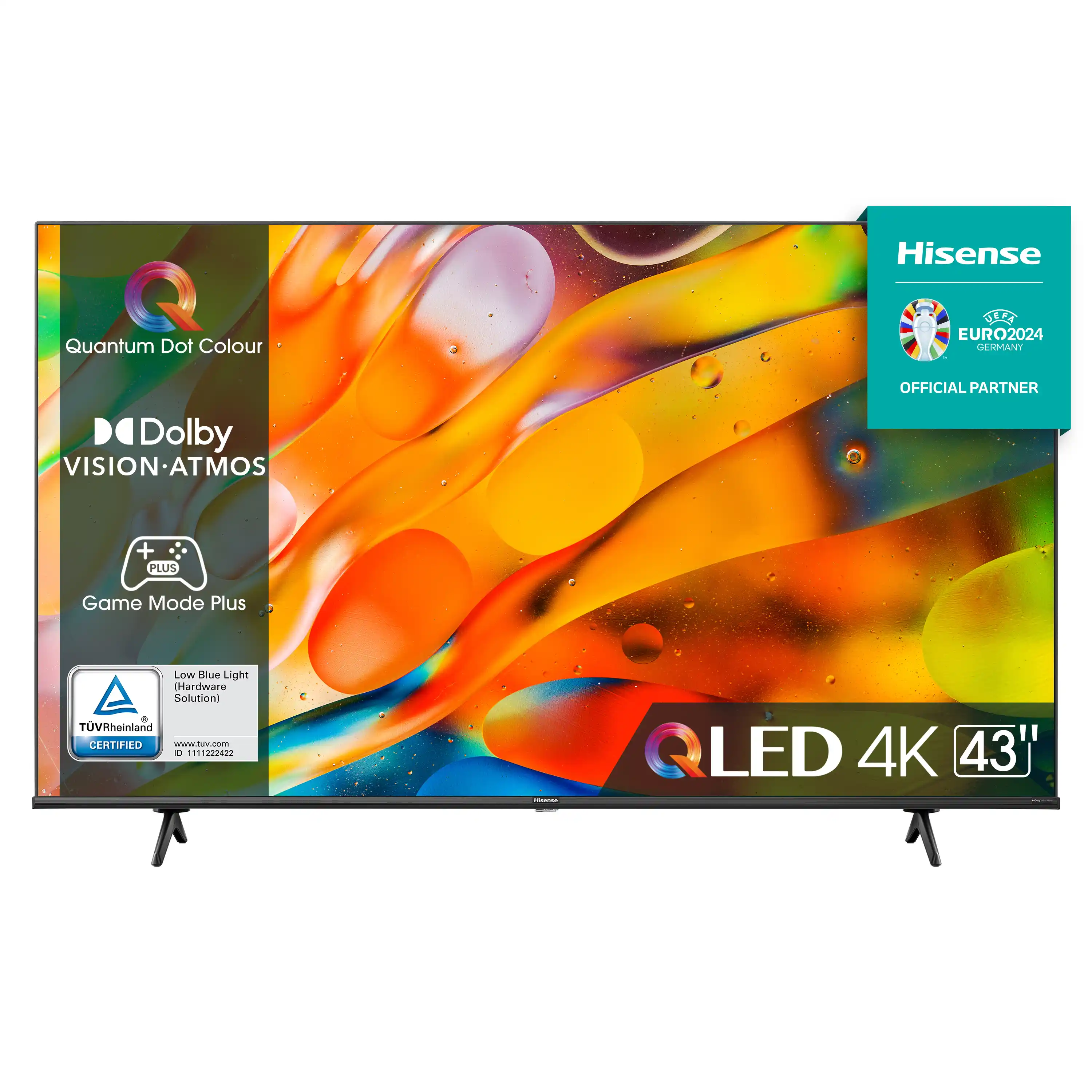 SMART QLED TV 43 Hisense 43E7KQ 3840x2160/UHD/4K/DVB-T2/S2/C Slika 1