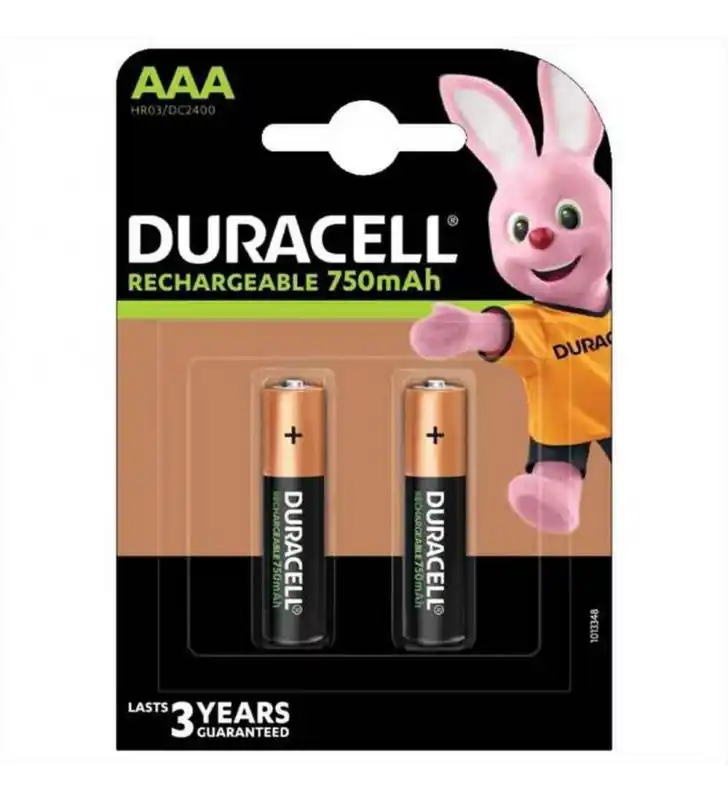 Punjiva baterija Duracell AAA 750mAh (pak 2 kom) - Image 1