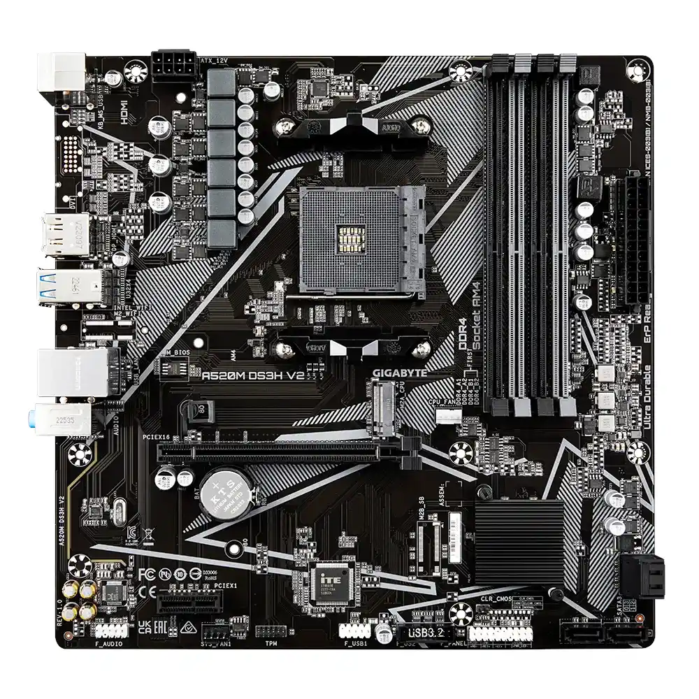 Matična ploča AM4 Gigabyte A520M DS3H V2 DP/HDMI/M.2 Slika 2