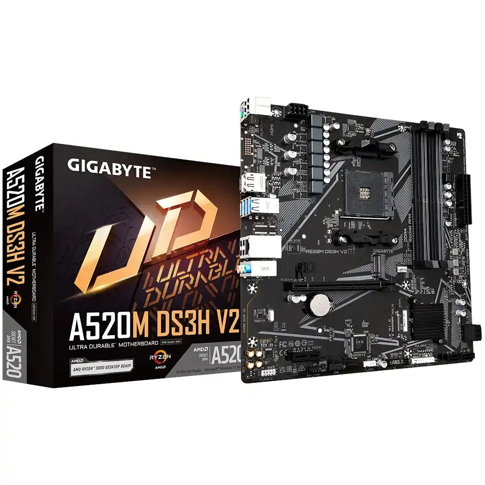 Matična ploča AM4 Gigabyte A520M DS3H V2 DP/HDMI/M.2 Slika 1